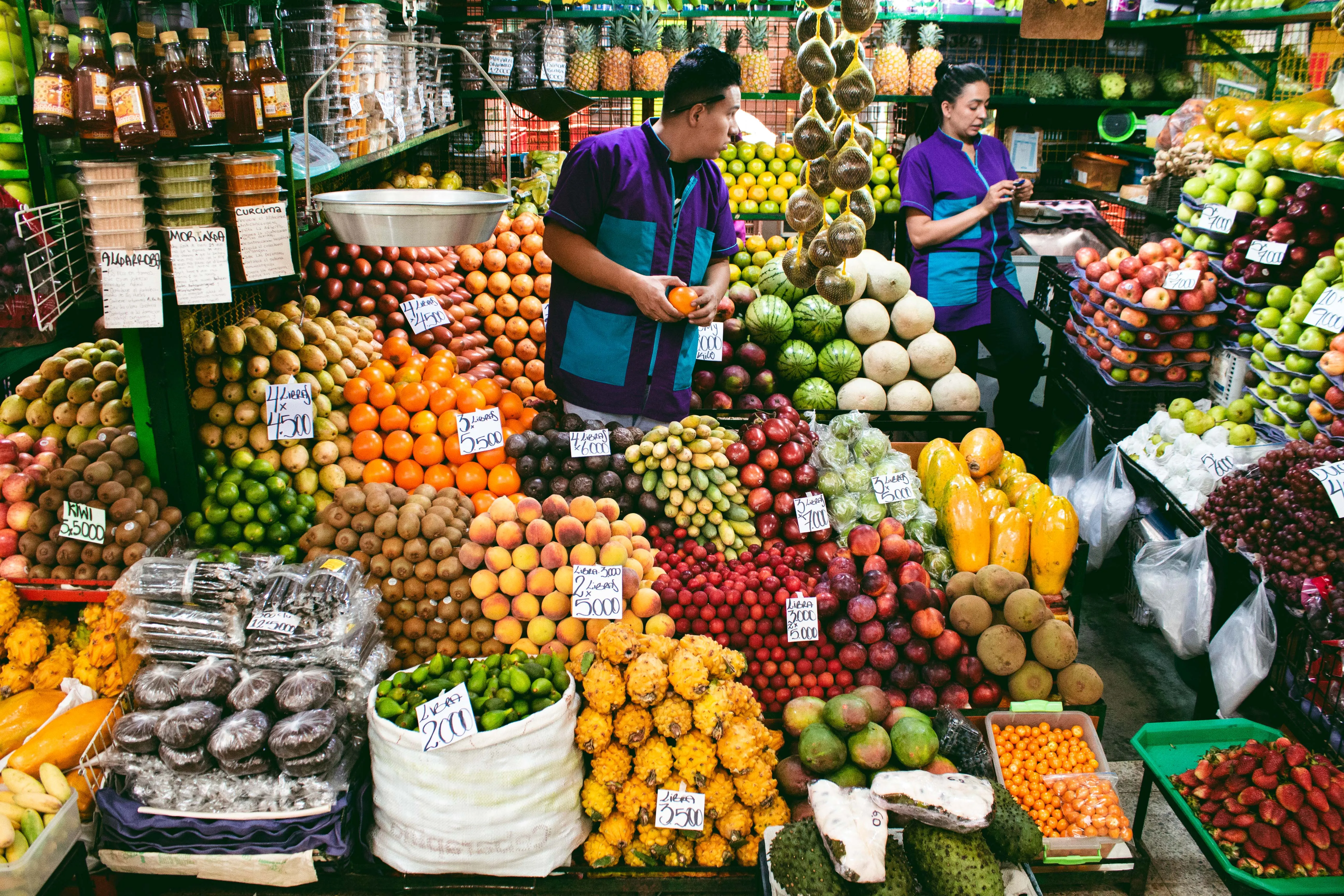 Straßenmärkte in Medellín