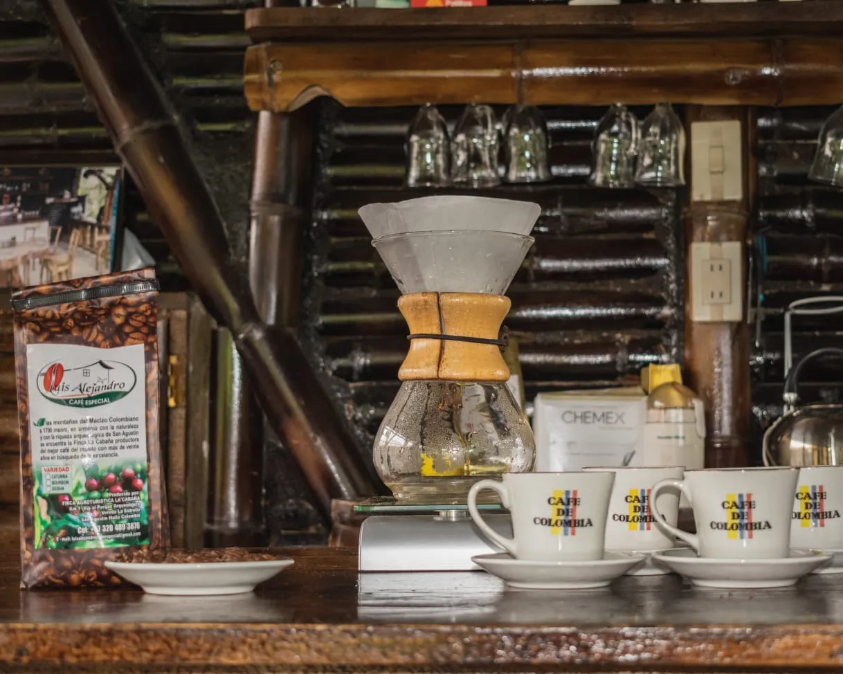 Fattoria del caffè La Cabaña.