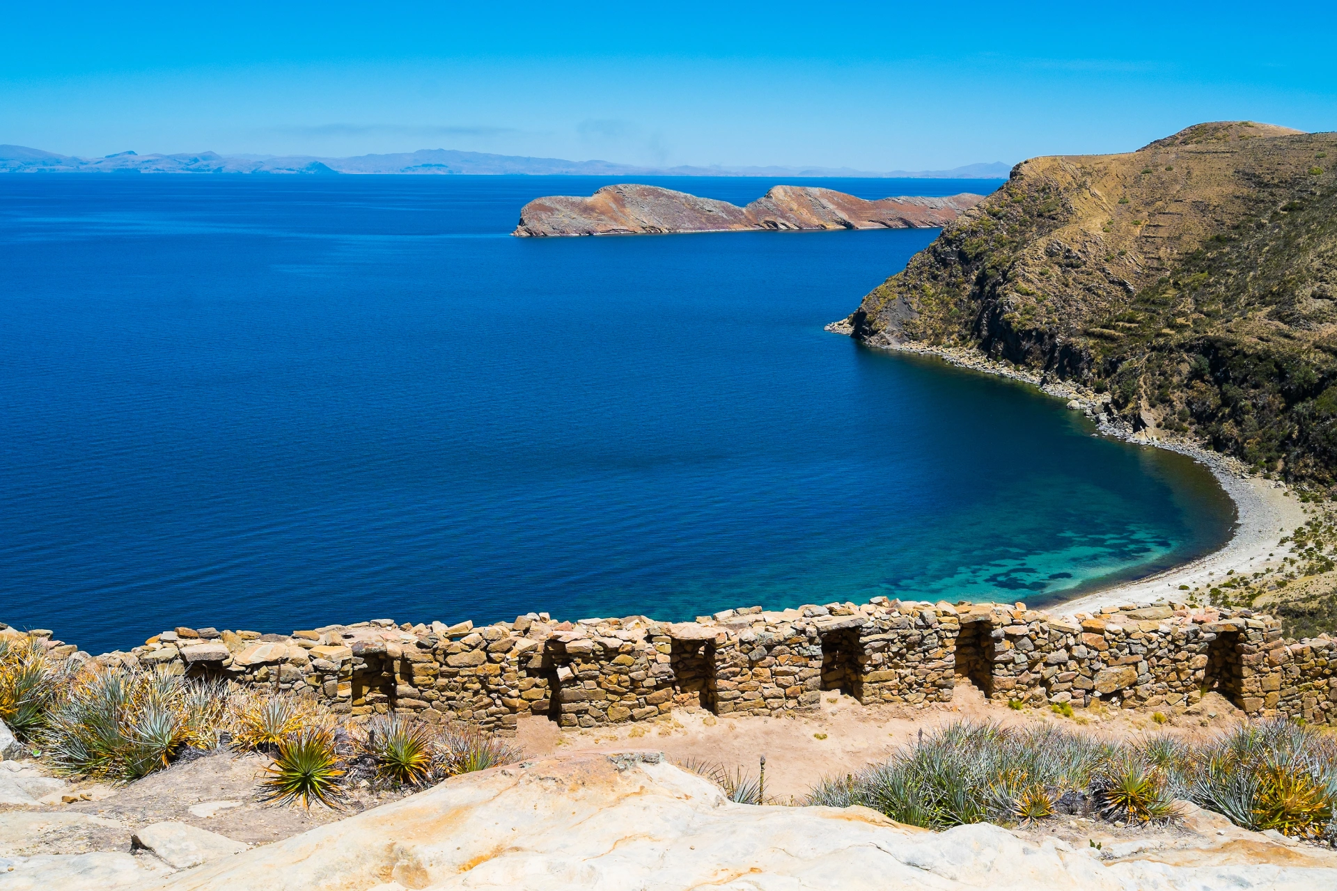 L'île du Soleil, sur le lac Titicaca